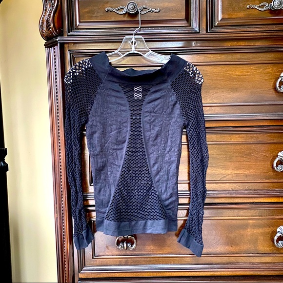 VENUS Tops - Venus Black Fishnet Top | S/M